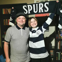 Spurs Retro Crest Stripe Long Sleeve Shirt