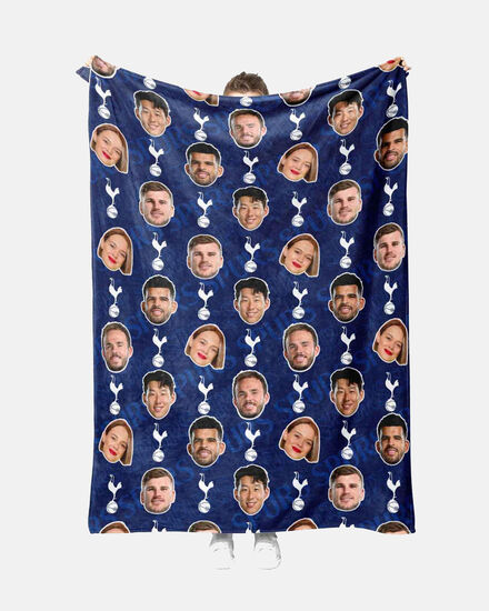 Spurs Player Personalised Blanket