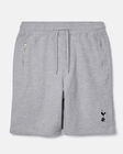 Spurs Mens Grey Stripe Textured Shorts