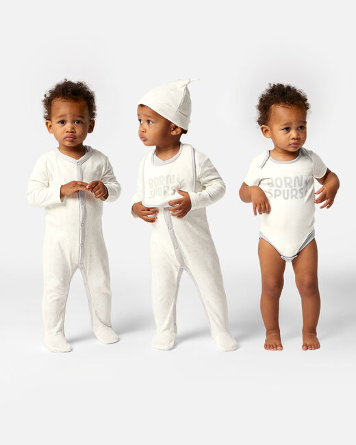 Spurs Baby Cream Born Spurs 4 Piece Set