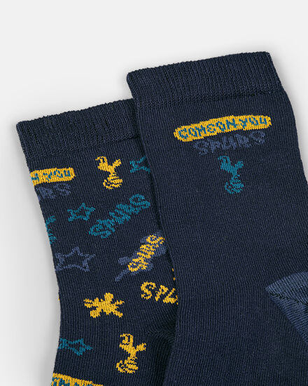 Spurs Kids Graffiti Socks Pack of 2