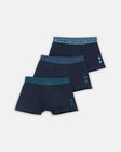 Spurs Mens 3 Pack Navy Contrast Waist Band Underpants