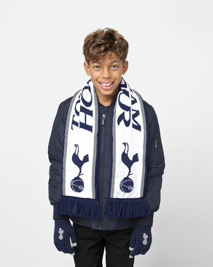 Spurs Kids THFC Navy And White Scarf