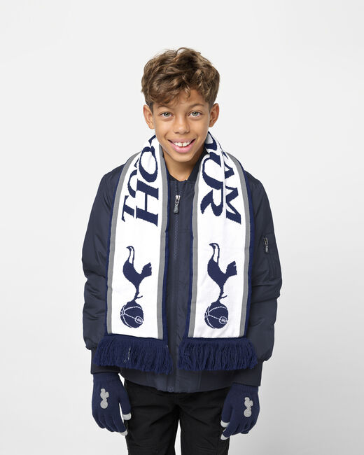 Spurs Kids THFC Navy And White Scarf