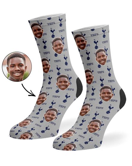 Spurs Personalised Pattern Socks