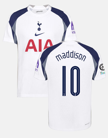 James Maddison Mens Elite Club Tottenham Hotspur Home Shirt 2025/26
