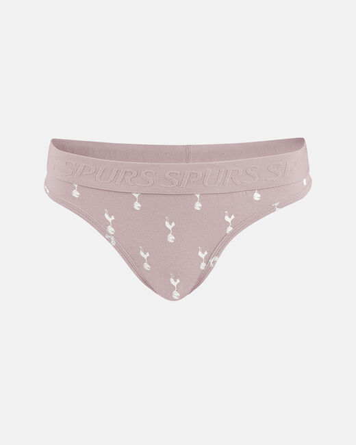 Spurs Womens All Over Print Cockerel Pink Briefs