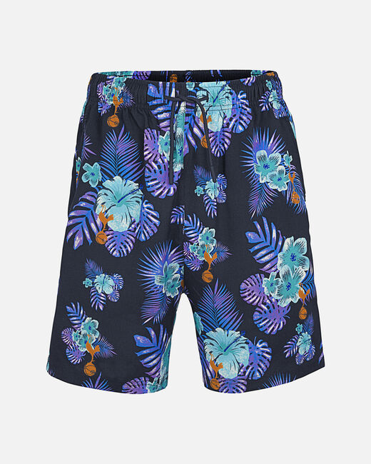 Spurs Mens Hawaiian Blue Shorts