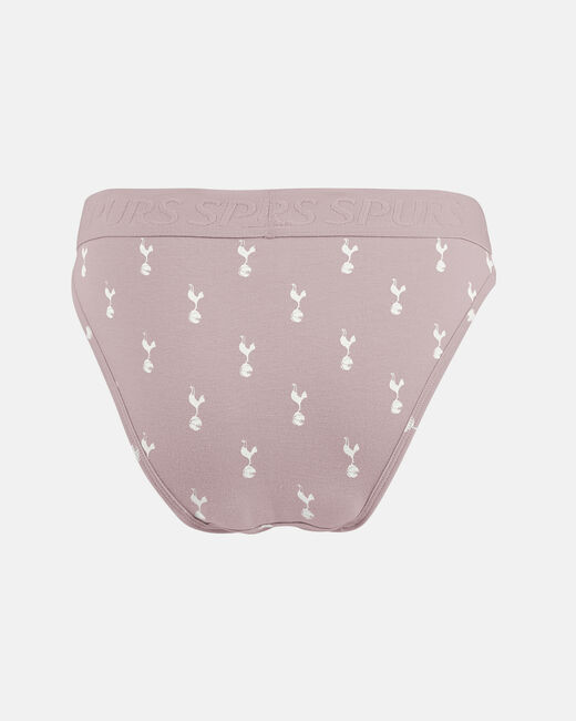 Spurs Womens All Over Print Cockerel Pink Briefs