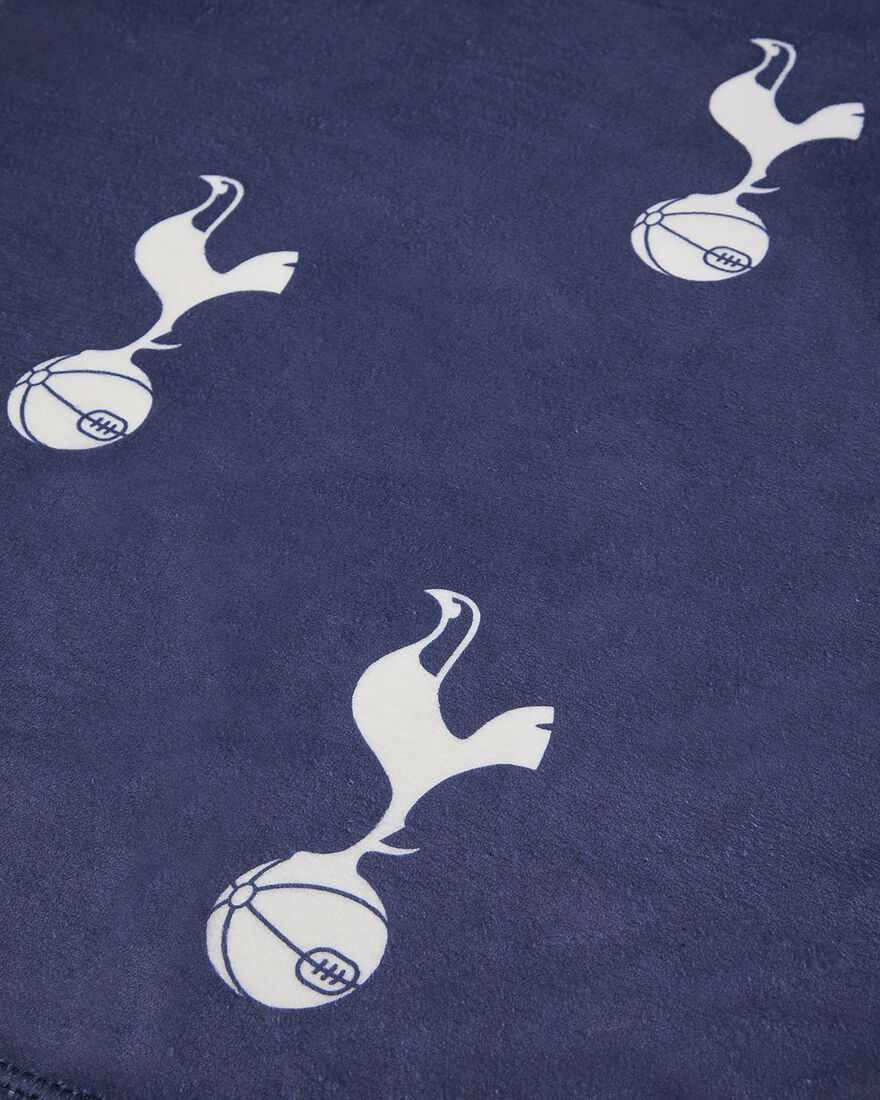 Spurs Crest Navy Fleece Blanket