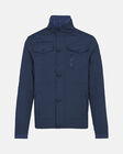 Spurs Mens Funnel Neck Navy Jacket