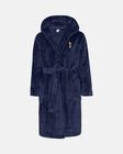 Spurs Mens Navy Fleece Dressing Gown Robe