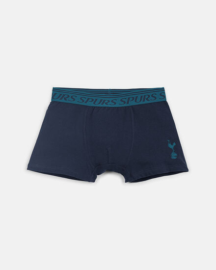 Spurs Mens 3 Pack Navy Contrast Waist Band Underpants
