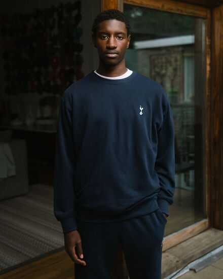Spurs Mens Essential Navy Sweatshirt
