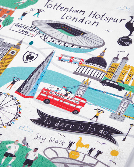 Spurs London Map Tote Bag