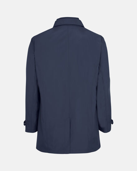 Spurs Mens Trench Navy Coat