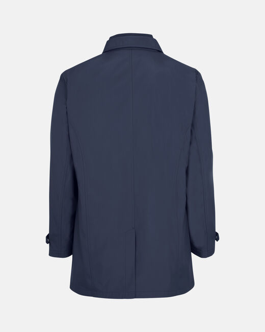 Spurs Mens Trench Navy Coat