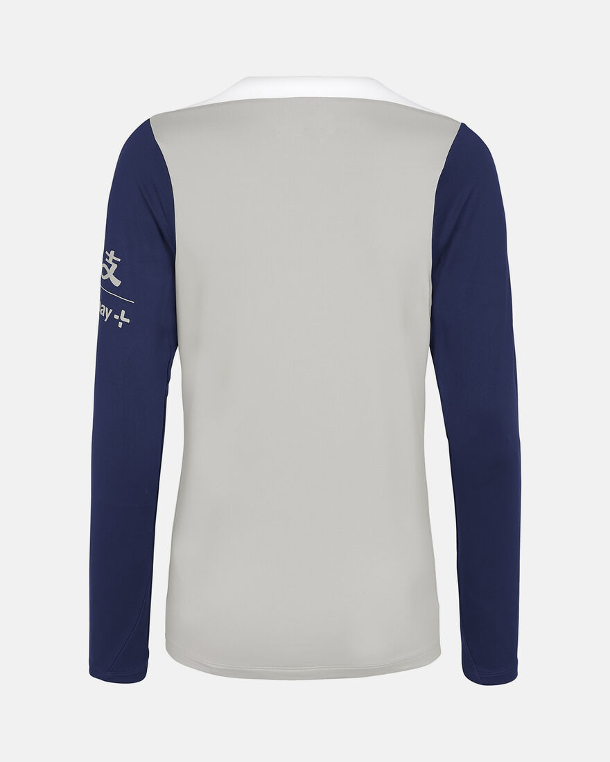 Spurs Nike Womens Grey Crew Drill Top 2025/26