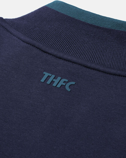 Spurs Mens 1/4 Zip Navy Sweatshirt