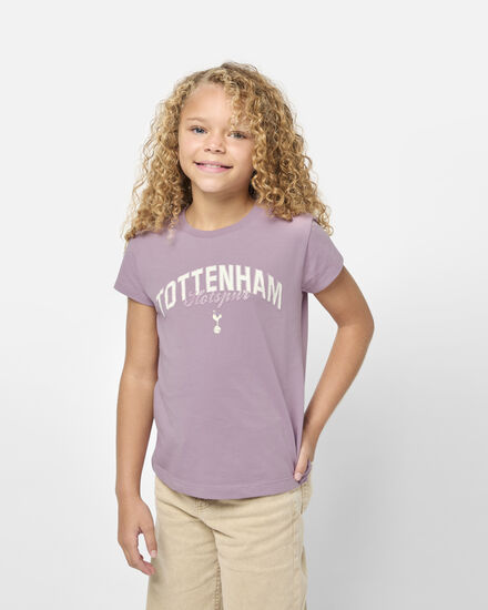 Spurs Kids Purple 'Tottenham Hotspur' Varsity T-Shirt