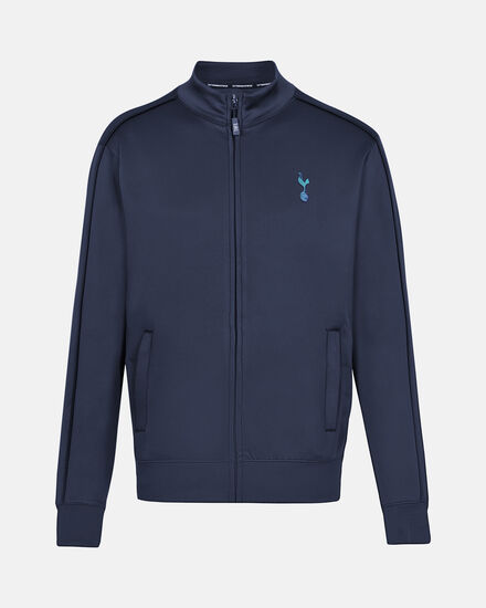 Spurs Mens Navy Tricot Zip Jacket