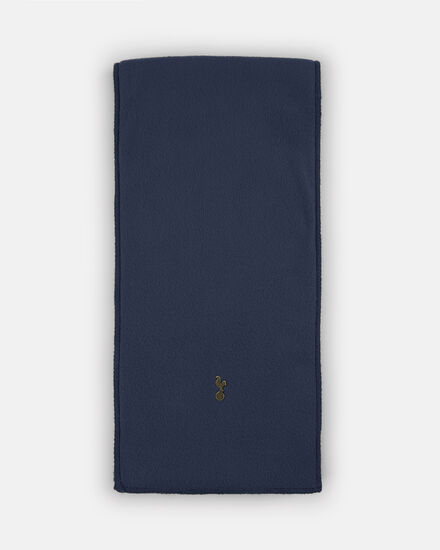 Spurs Mens Navy Fleece Hat And Scarf Set