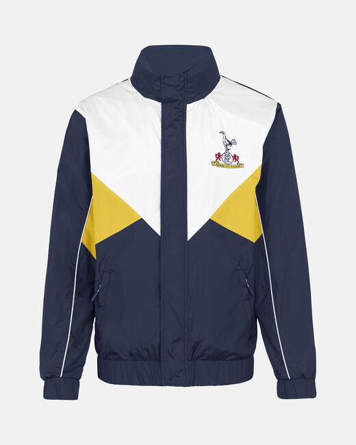Spurs Mens Retro Colour Block Shower Jacket