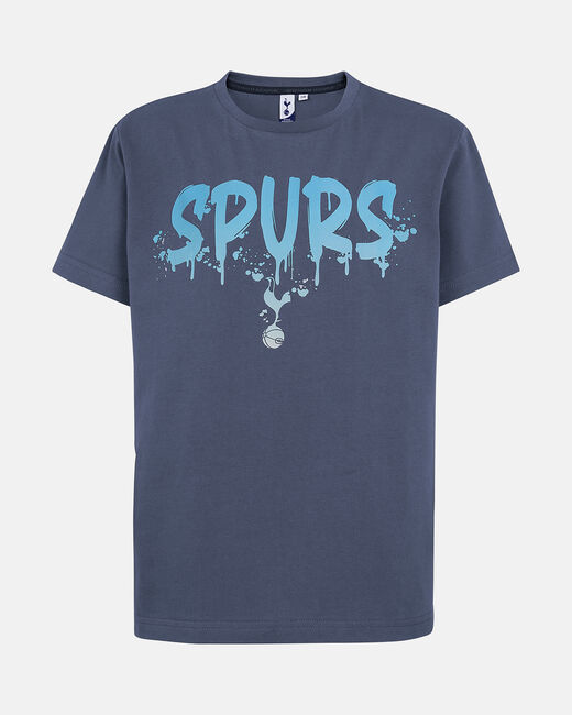 Spurs Kids Printed 'Spurs' Navy T-Shirt