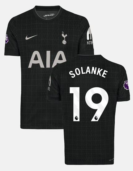 Dominic Solanke Mens Elite Premier League Tottenham Hotspur Away Shirt 2025/26