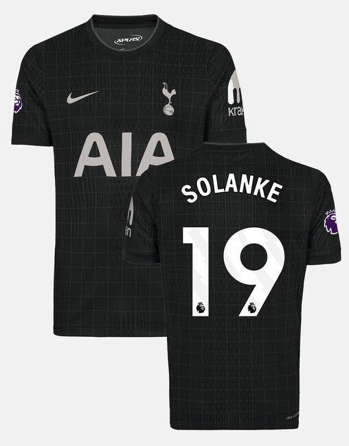 Dominic Solanke Mens Elite Premier League Tottenham Hotspur Away Shirt 2025/26