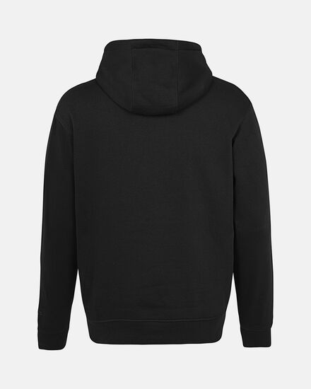 Spurs Mens Raised Cockerel Print Black Hoodie