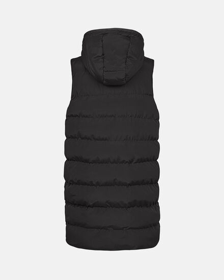 Spurs Womens Long Line Black Gilet
