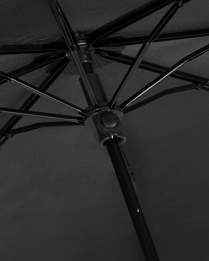 Spurs Black And Silver Crest Umbrella