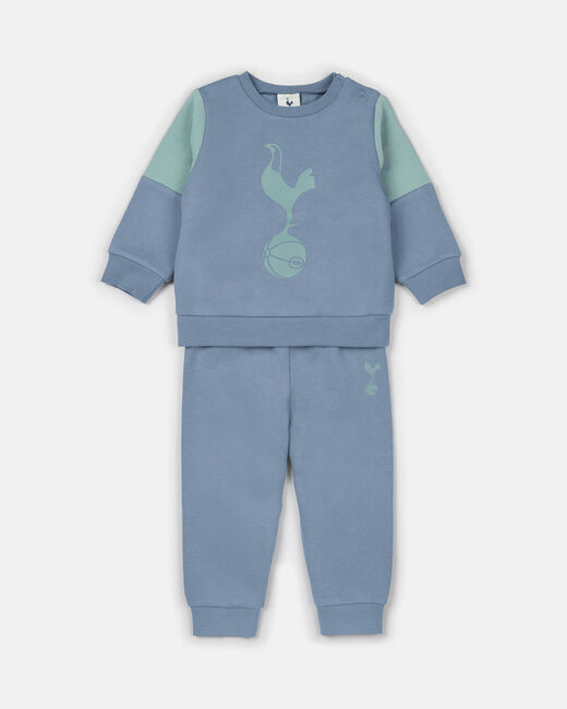 Spurs Baby Blue Cockerel Sweatshirt Set