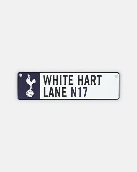 Spurs Mini White Hart Lane Road Sign