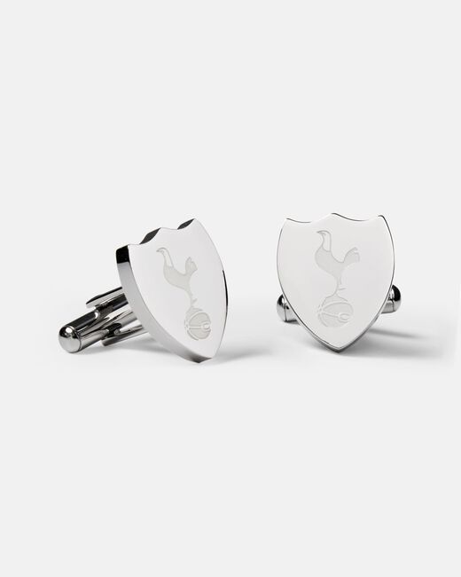 Spurs Stainless Steel Crest Shield Cufflinks