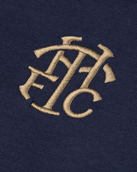 Spurs Mens THFC Gold Embroidered Zip Sweatshirt