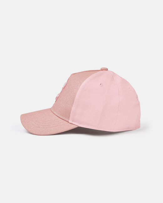 Spurs Kids Glitter Panel Cockerel Pink Cap