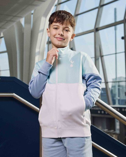 Spurs Kids Zip Through Colour Block Jacket