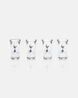 Spurs 4 Pack Clear Shot Glasses