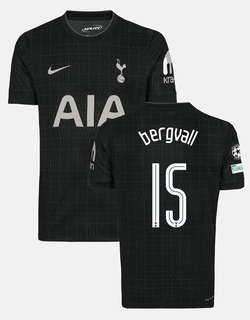 Lucas Bergvall Youth Stadium Club Tottenham Hotspur Away Shirt 2025/26