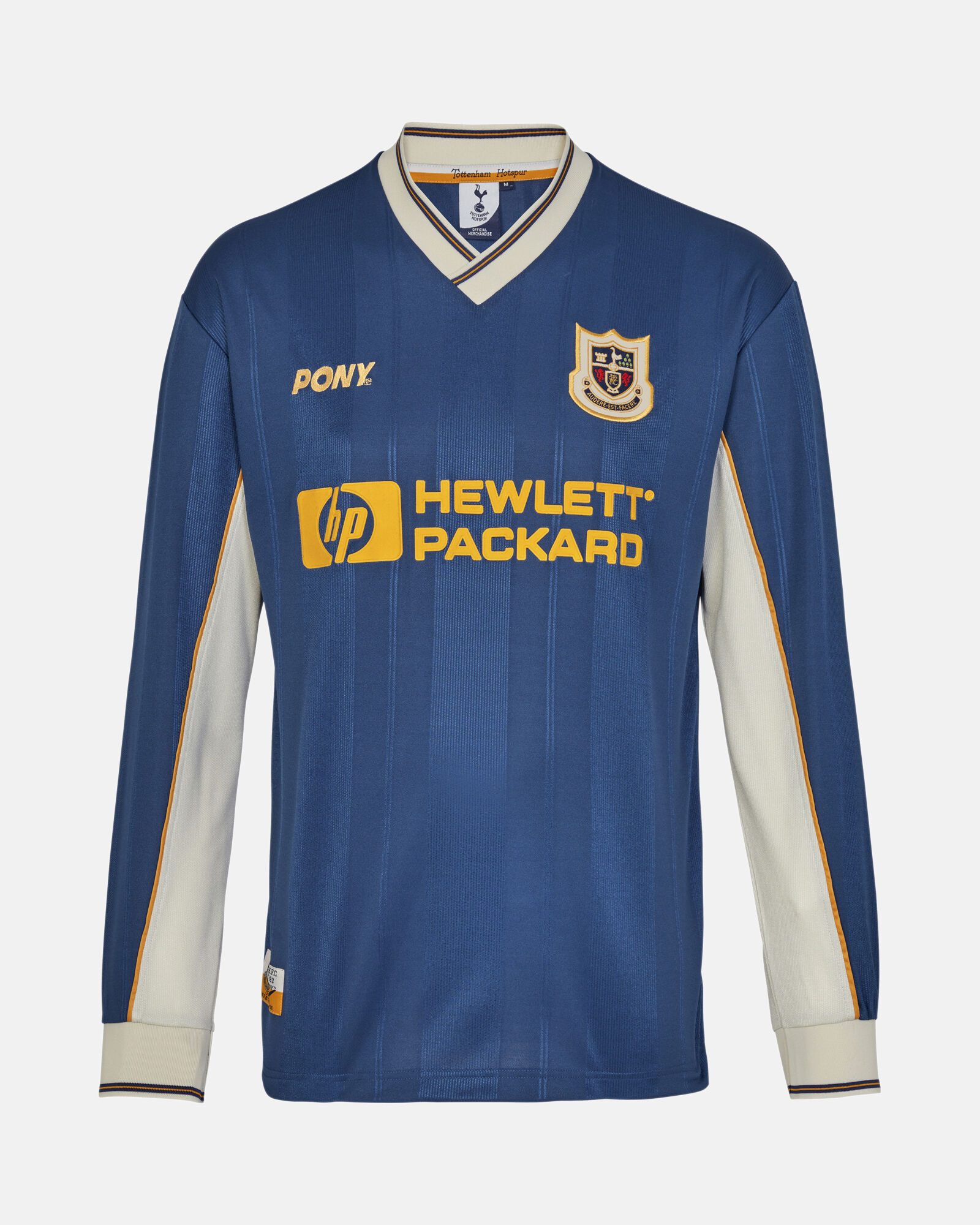 Spurs Retro 1997 Pony Away Long Sleeve Blue Shirt I Spurs
