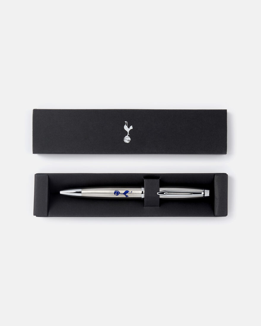 Spurs Boxed Crest Silver Pen