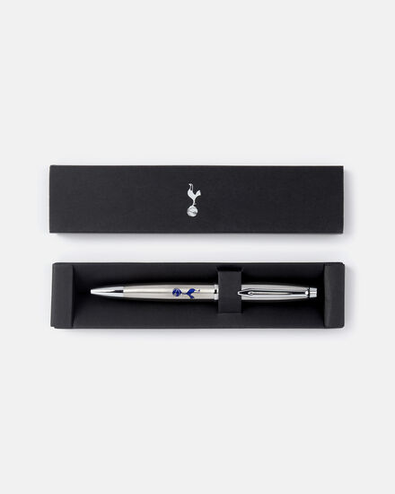 Spurs Boxed Crest Silver Pen