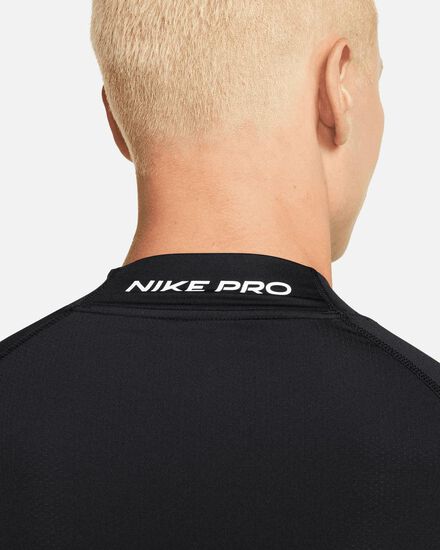 Nike Mens Black Tight Pro Mock Top
