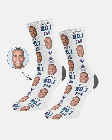 Spurs Personalised Number 1 Fan Socks