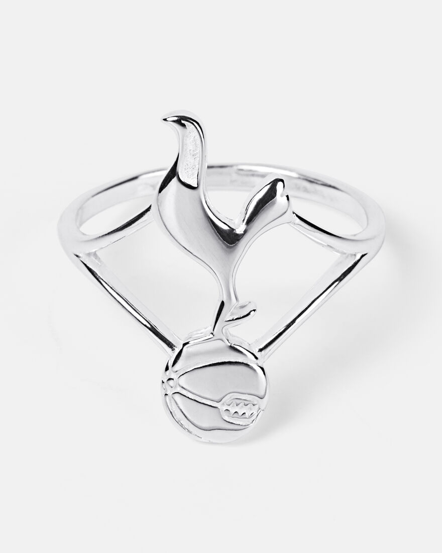 Spurs Adult Sterling Silver Crest Ring