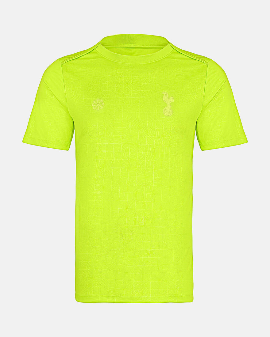 Spurs Nike Mens Yellow Warm Up T-Shirt