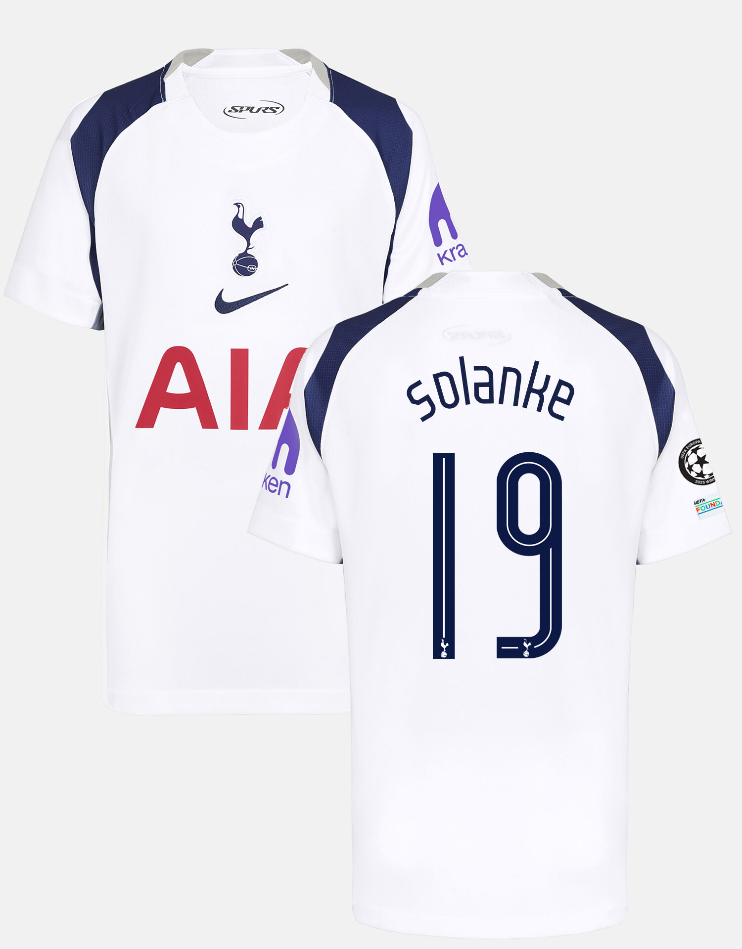 トッテナム・ホットスパー SOLANKE 19番 ユニフォーム 19 Dominic Solanke I Official Spurs Store