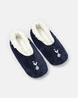 Spurs Kids Navy Slipper Socks